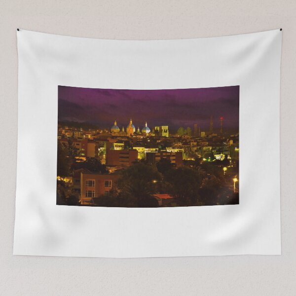 Item preview, Cuenca At Night - Painting designed and sold by alabca.