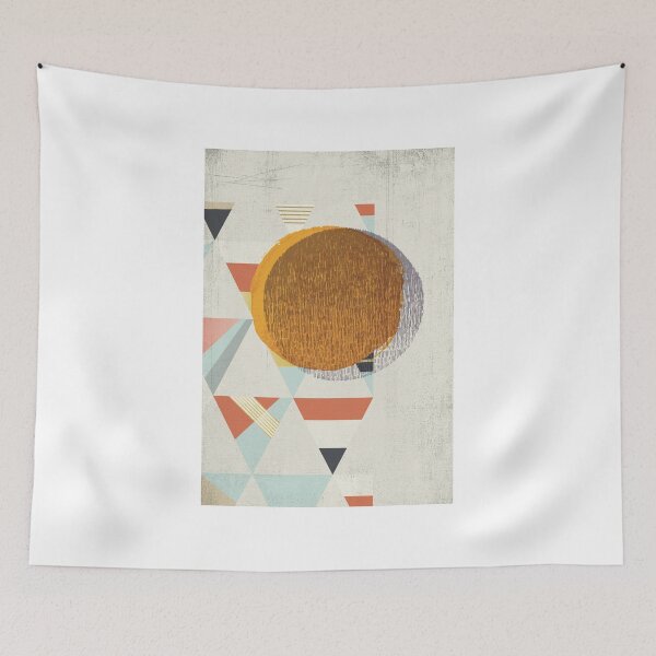 Item preview, abstract circle with triangles designed and sold by Easyposters2.