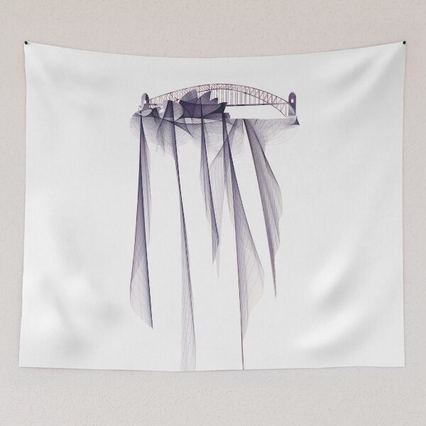 Item preview, Sydney Harbour Bridge - Midnight Blue designed and sold by Marlene Watson-Hall.