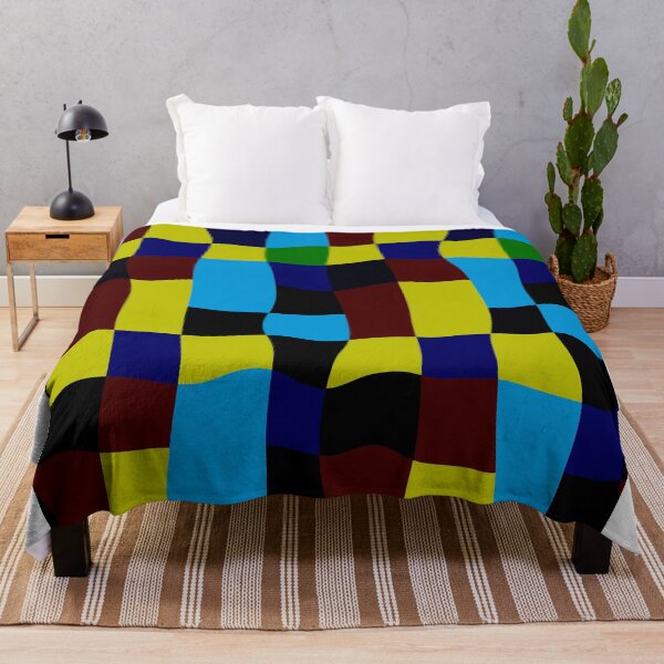 Item preview, Distorted squares in retro colors designed and sold by lalylaura.