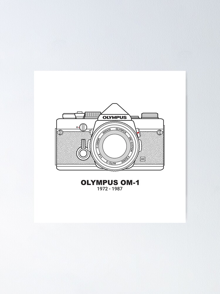 Vintage Film Photography Olympus Om 1 Poster By Adidabu Redbubble