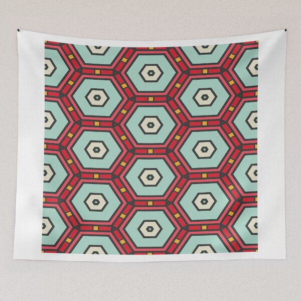 Aperçu de l'œuvre Hexagons pattern créée et vendue par lalylaura.
