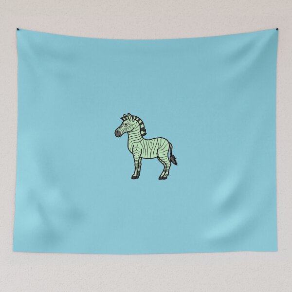 Item preview, Light Green Zebra with Black Stripes designed and sold by Grifynne.
