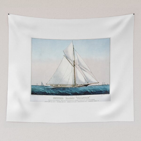 Item preview, Cutter Yacht Thistle - 1887 - Currier & Ives designed and sold by CrankyOldDude.