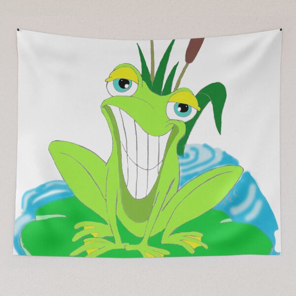 Item preview, Cute Smiling Frog designed and sold by J-CCreations.