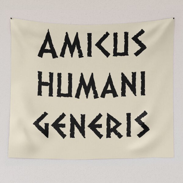 Item preview, Amicus humani generis designed and sold by EnjoyRiot.