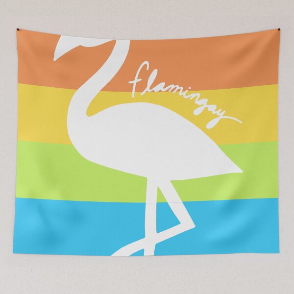 Item preview, Flamingay Flag designed and sold by TandJart.