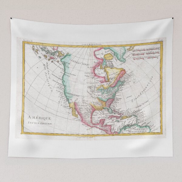 Item preview, Vintage Map of North America (1780) designed and sold by BravuraMedia.