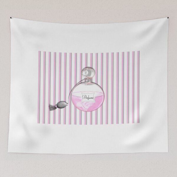 Item preview, Vintage Perfume Atomizer Bottle on Stripes  designed and sold by Artification.