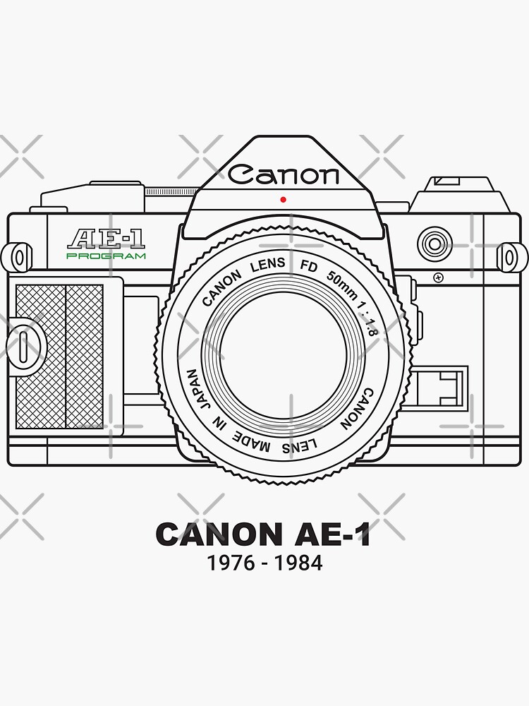 Canon AE-1 Program  35mm Vintage Film Camera