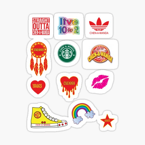 Item preview, Chen-a-wanda sticker sheet designed and sold by dddesignsnj.