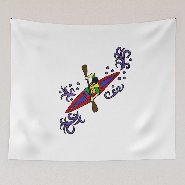 Item preview, Fun Cool Kayaking Art designed and sold by Nature's Fancy.