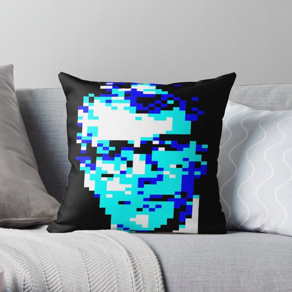 Teletext John Major Throw Pillow