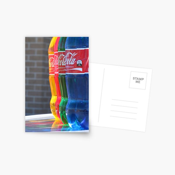 Coca-Cola The World/'s Favorite Soft Drink 3 Postcards w// Coke Decals Stickers