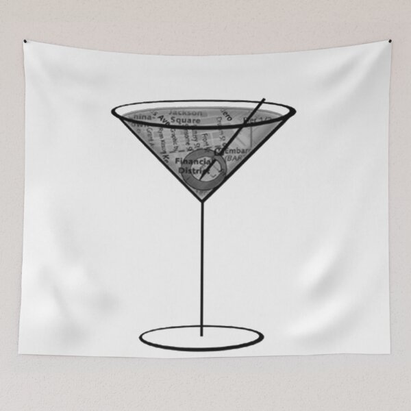 Item preview, Martini cocktail typography designed and sold by Sweeettfriday.