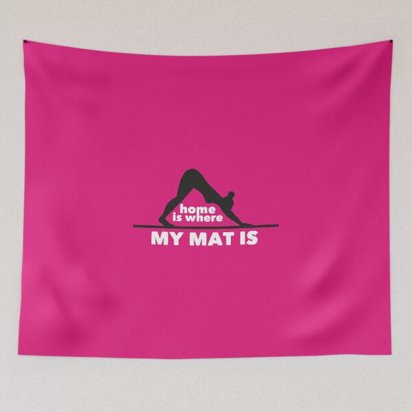 Item preview, Yoga: home is where my mat is designed and sold by nektarinchen.