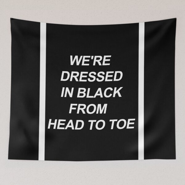 Item preview, We're dressed in black. designed and sold by inwonderlaand.