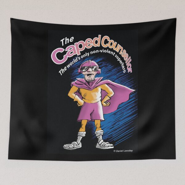 Item preview, The Caped Counsellor designed and sold by Daniel Loveday.