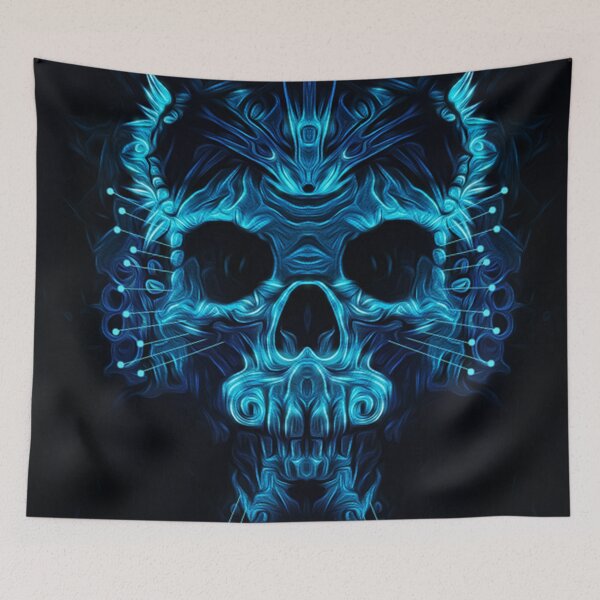 Item preview, Blue Skull  designed and sold by Maniakuk.