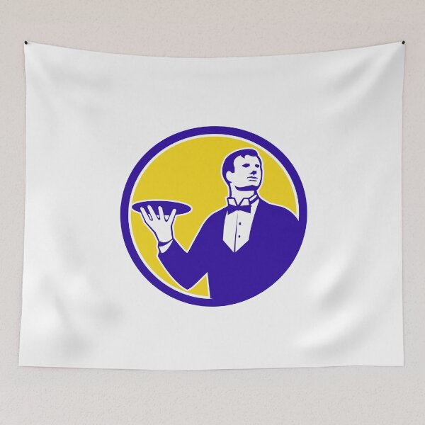 Item preview, Butler Serving Plate Circle Retro designed and sold by patrimonio.