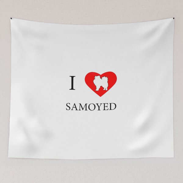 Item preview, I LOVE SAMOYED designed and sold by smileydoggy.