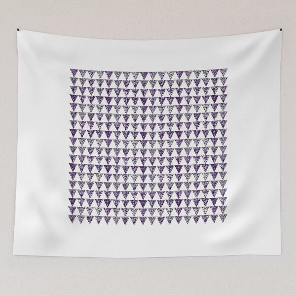 Item preview, Snakey Triangles in Purple designed and sold by ozmarei.