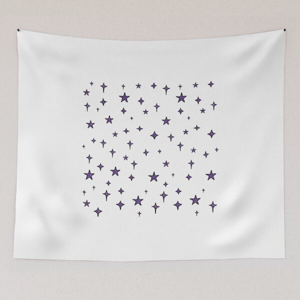 Aperçu de l'œuvre Étoiles scintillantes: Violet créée et vendue par alienteacup.