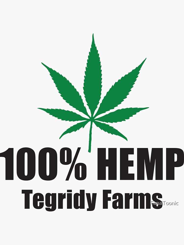 100% Hemp Tegridy Farms T Shirt 100% Hemp Tegridy Farms T Shirt