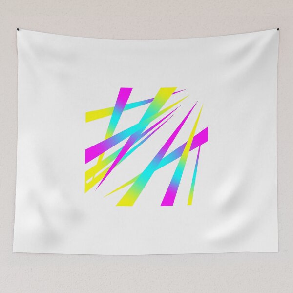 Item preview, Spikes CYMK (white) designed and sold by Artworksy.