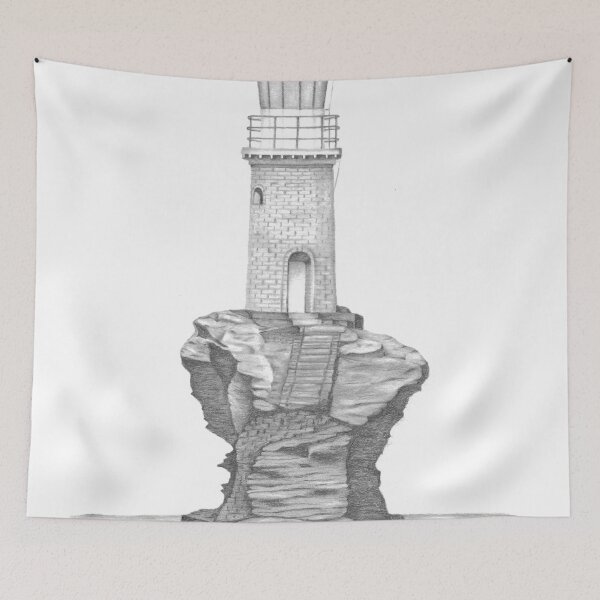 Item preview, Tourlitis Lighthouse-Greece designed and sold by PatriciaHiltz.