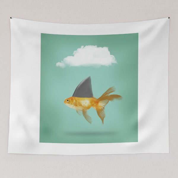 Item preview, Under a Cloud, shark fin goldfish designed and sold by Vin  Zzep.