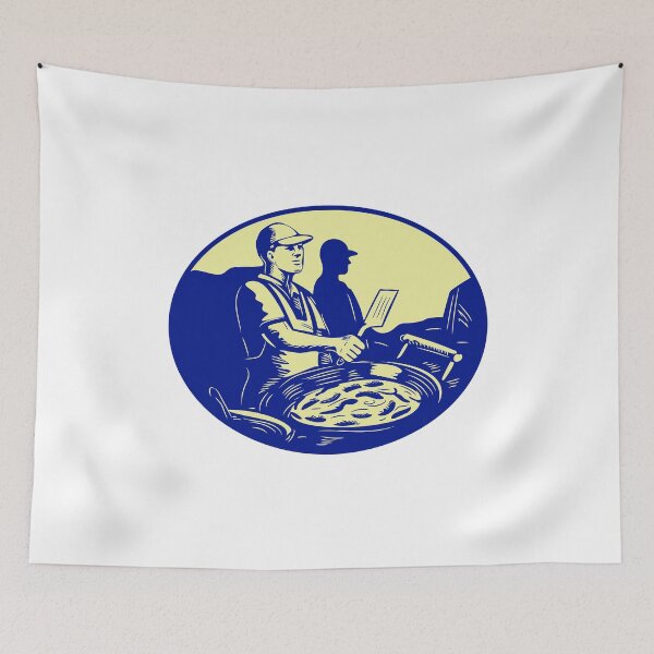 Item preview, Taco Chef Cook Man Side Oval Retro designed and sold by patrimonio.