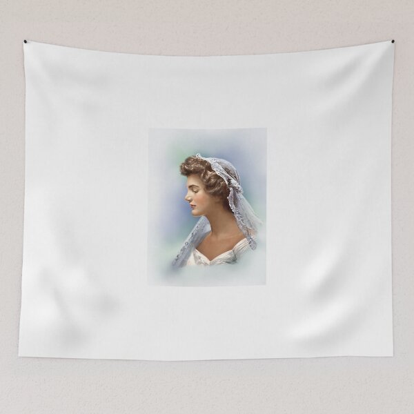 Item preview, Colorized Vintage Portrait of Jacqueline Kennedy in 1953 designed and sold by lexmil.