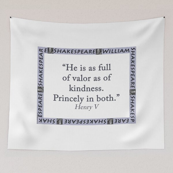 Item preview, He Is As Full Of Valor - Shakespeare designed and sold by CrankyOldDude.