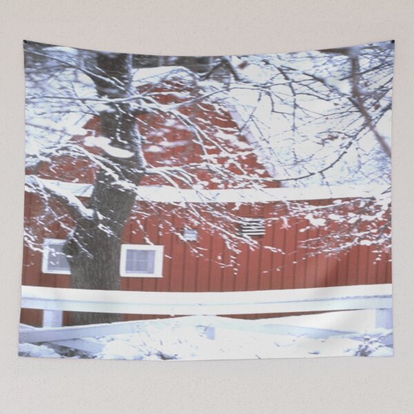 Item preview, Winter Barn Scene designed and sold by BeaverHeaven.