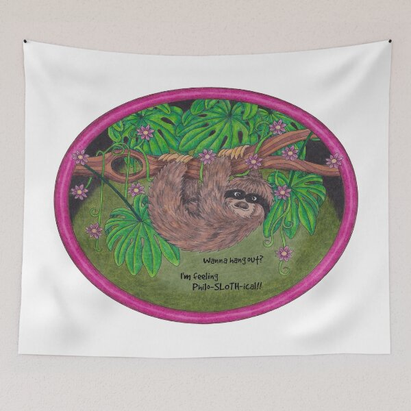 Item preview, Philo-SLOTH-ical! designed and sold by TammaraW.