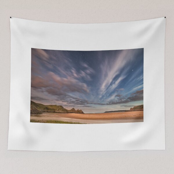 Item preview, Three Cliffs in Blue Hour designed and sold by Dan Santillo.
