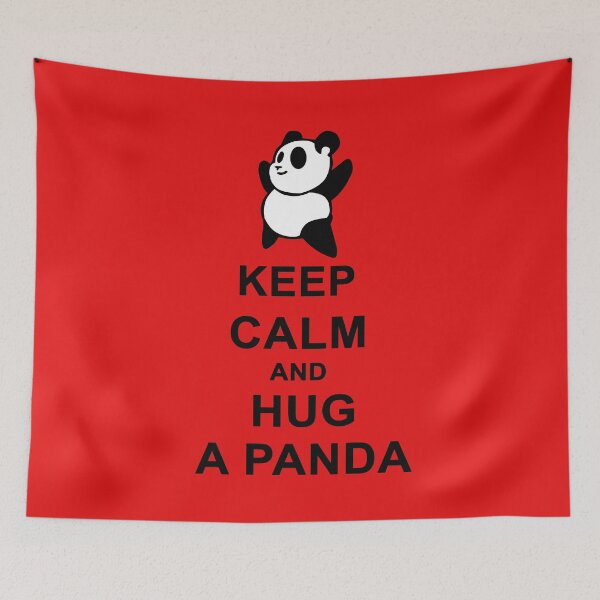 Aperçu de l'œuvre Keep Calm Hug Panda créée et vendue par Nitronus.