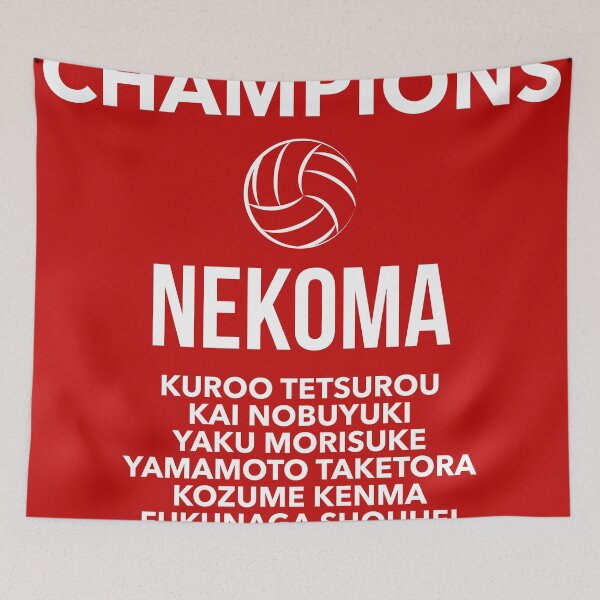Item preview, Nekoma Champions designed and sold by reibunkuro.