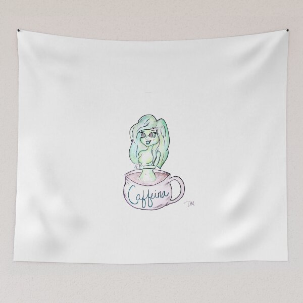 Item preview, Caffeina - Goddess of Caffeine designed and sold by TorchAndBrush.