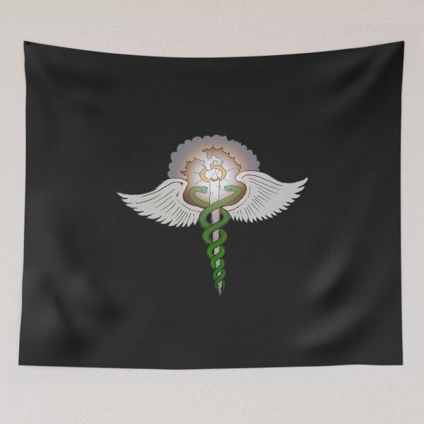 Item preview, Cannabis Caduceus  designed and sold by sensameleon.