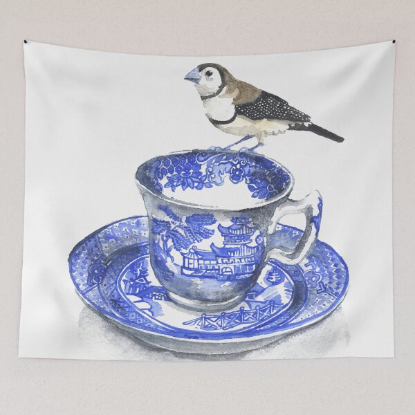 Item preview, High Tea Double Barred Finch designed and sold by Denise Faulkner.