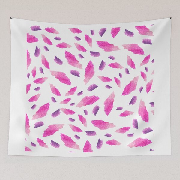Item preview, Colorful purple pink ombre watercolor brushstrokes designed and sold by GirlyTrend.