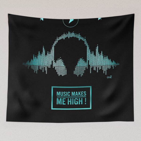 Item preview, Music makes me high designed and sold by Udezigns.