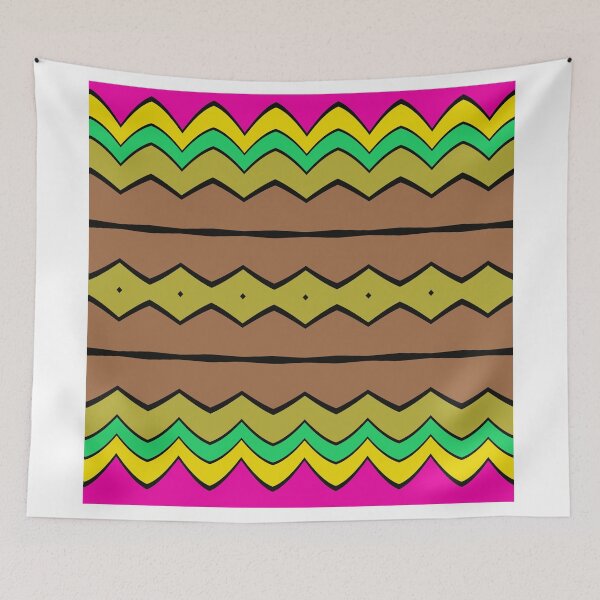 Item preview, Rhombus and waves designed and sold by lalylaura.