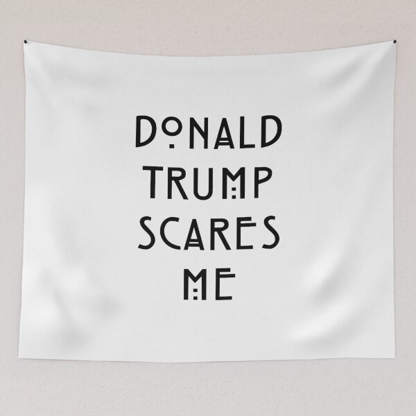Item preview, Donald Trump Scares Me (Black) designed and sold by eightkingdoms.