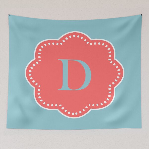 Item preview, D Cloudy designed and sold by MonogramMonkey.