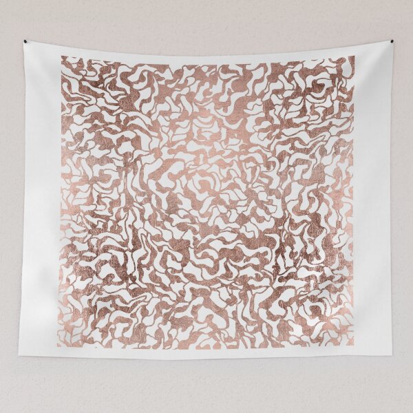 Item preview, Stylish faux rose gold geometric handdrawn chic pattern designed and sold by GirlyTrend.