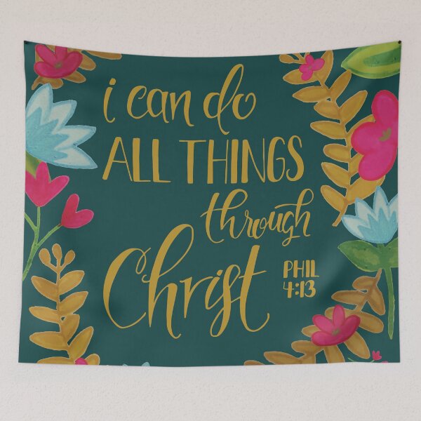 Item preview, I Can Do All Things Through Christ, Floral designed and sold by klthomas14.