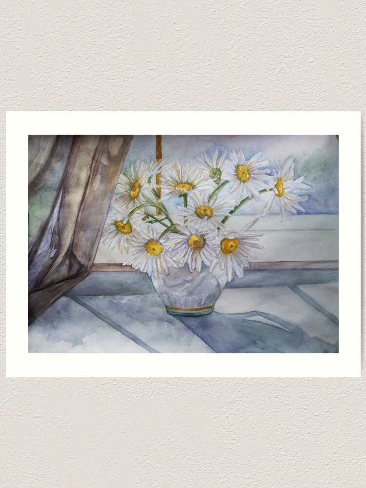 Thumbnail 1 of 3, Art Print, Camomiles designed and sold by Anthropolog.